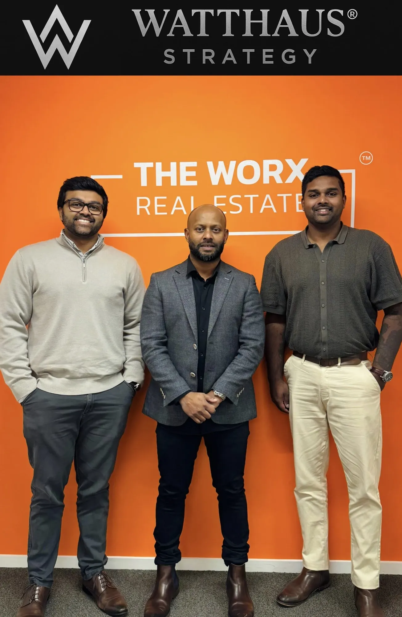 The Watthaus and The WORX Real Estate teams at the partnership launch